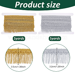9.2 Yards 2 Colors Polyester Tassel Ribbons&nbsp;OCOR-GA0002-18