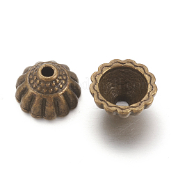 Tibetan Style Alloy Bead Caps&nbsp;X-MLF9305Y-NF