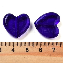Heart Handmade Lampwork Beads&nbsp;LAMP-U003-01D