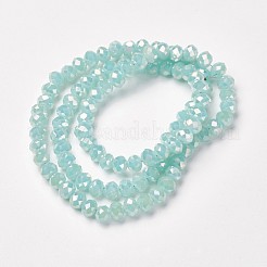 Electroplate Glass Beads Strands&nbsp;EGLA-A034-J4mm-T02