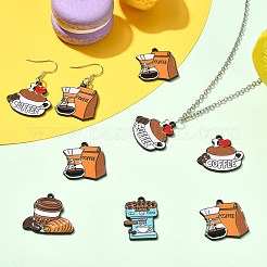 20Pcs 4 Styles Alloy Enamel Pendants&nbsp;ENAM-CJ0007-56