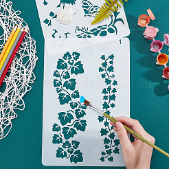 8Pcs 8 Style Plastic Drawing Painting Stencils Templates&nbsp;DIY-GF0004-82