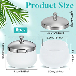 6Pcs Glass Dappen Dish&nbsp;AJEW-DR0003-11