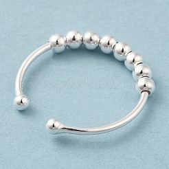 925 Sterling Silver Open Cuff Rings&nbsp;LS-RJEW-P091-01B-S