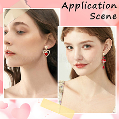 20Pcs Brass Stud Earring Findings&nbsp;KK-BBC0022-27