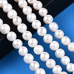 Natural Cultured Freshwater Pearl Beads Strands&nbsp;PEAR-N013-08E