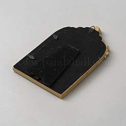 Photo Frame Resin Finger Ring Organizer Holder with Velvet Mat&nbsp;RDIS-WH0016-21