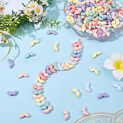 200Pcs UV Plating Opaque Acrylic Beads&nbsp;OACR-PA0001-89