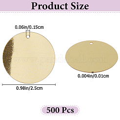 500Pcs Plastic Paillette/Sequins Pendants&nbsp;AJEW-GF0008-81B