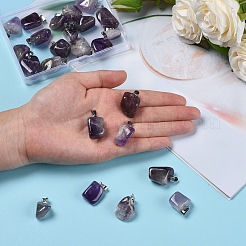 Natural AmethystPendants&nbsp;G-CJ0001-33C