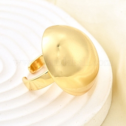 Brass Cuff Rings for Women&nbsp;RJEW-F183-01G