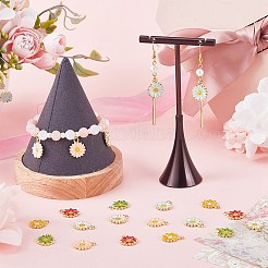 48Pcs 6 Colors Alloy Enamel Charms&nbsp;FIND-SC0007-09