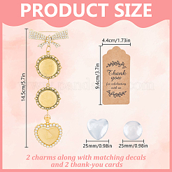 2Pcs Alloy Brooches&nbsp;JEWB-DR00031