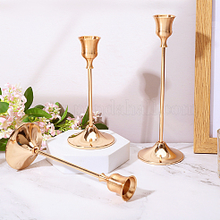 2 Sets Iron Candle Holders&nbsp;AJEW-GL0002-92