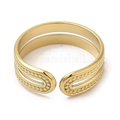 304 Stainless Steel Open Cuff Rings&nbsp;RJEW-K245-86G