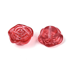 Baking Paint Transparent Glass Beads&nbsp;DGLA-T004-40B-A
