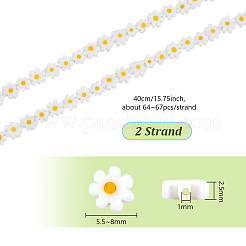 2 Strands Handmade Millefiori Glass Bead Strands&nbsp;LAMP-GA0001-17C-02