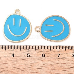 Alloy Enamel Pendants&nbsp;PALLOY-S192-03G-07