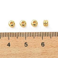 SHEGRACE Flat Round Brass Beads&nbsp;XGRPCU423-294G