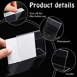 12Pcs 6 Style Acrylic Table Card Display Frame&nbsp;AJEW-PH0003-69