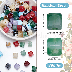 200Pcs Acrylic Imitation Gemstone Besds&nbsp;SACR-SP0001-40