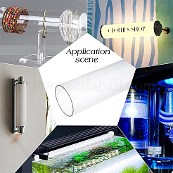Transparent Acrylic Pipe Rigid Round Tube&nbsp;AJEW-WH0596-115H