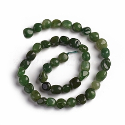 Natural Green Jasper Beads Strands&nbsp;G-D0002-D79