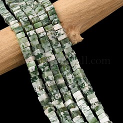 Natural Green Spot Jasper Beads Strands&nbsp;G-A280-C14-01