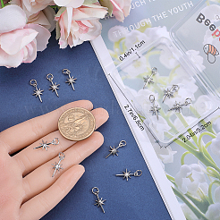 12Pcs Rack Plating Brass Pendants&nbsp;KK-BBC0013-39