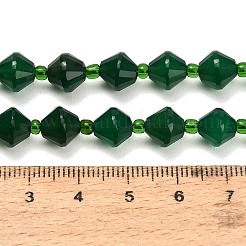 Natural Green Chalcedony Beads Strands&nbsp;GG-NH0004-C01