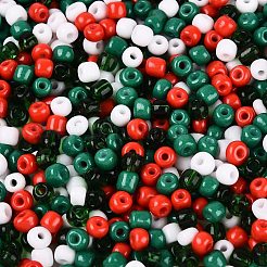 Opaque & Transparent Glass Seed Beads&nbsp;SEED-Q041-06C