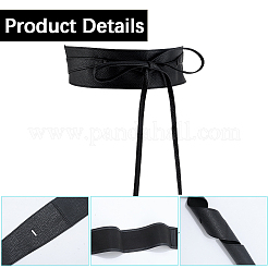 PU Leather Wide Elastic Corset Belts&nbsp;AJEW-WH20020-180