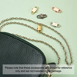 5 Colors Adjustable Alloy Chain Buckles&nbsp;PALLOY-TA0001-91-RS