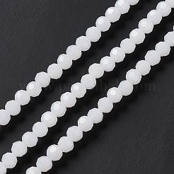 Faceted(32 Facets) Glass Beads Strands&nbsp;GLAA-E037-03A-02