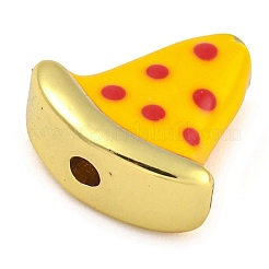 Rack Plating Brass Enamel  Beads&nbsp;KK-G513-77G