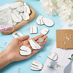 DIY Sublimation Dangle Earring Making Finding Kits&nbsp;DIY-BY0001-36