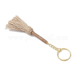 Wood & Jute Cord Keychains&nbsp;KEYC-JKC01313