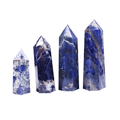 Point Tower Natural Sodalite Home Display Decoration&nbsp;PW-WG54681-03