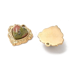 Natural Unakite Pendants&nbsp;STAS-P453-12G-03