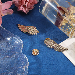 1 Pair Wing Alloy Brooches&nbsp;JEWB-CA0001-81