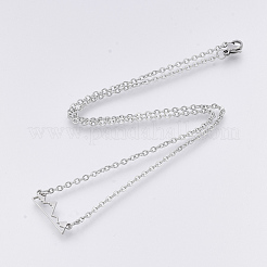 Non-Tarnish 201 Stainless Steel Pendant Necklaces&nbsp;NJEW-T009-JN140-40-1