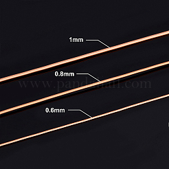 3 Rolls 3 Style Bare Round Copper Craft Wire&nbsp;CWIR-BC0006-16