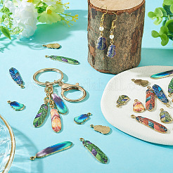 30Pcs 10 Styles Rack Plating Alloy Pendants&nbsp;FIND-TA0009-68