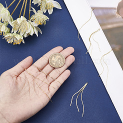 12Pcs 3 Style Brass Chain Tassel Big Pendants&nbsp;KK-SC0003-20