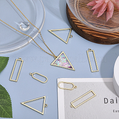 30Pcs 3 Styles Alloy Open Back Bezel Pendants&nbsp;FIND-CA0007-86