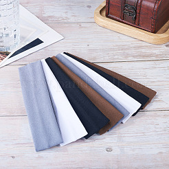 8Pcs 4 Colors Milk Silk Cloth Hair Bands&nbsp;OHAR-TAD0001-01D