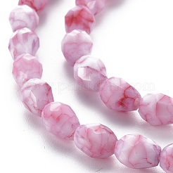 Opaque Baking Paint Glass Beads Strands&nbsp;EGLA-N006-007