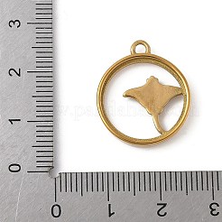 304 Stainless Steel Enamel Pendants&nbsp;STAS-Z153-09G-02