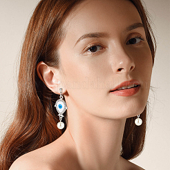 60Pcs 2 Style Brass Ball Stud Earring Post with Horizontal Loops&nbsp;KK-BC0012-45