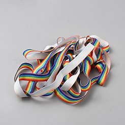 Flat Striped Printed Elastic Bands&nbsp;OCOR-WH0082-489F-1